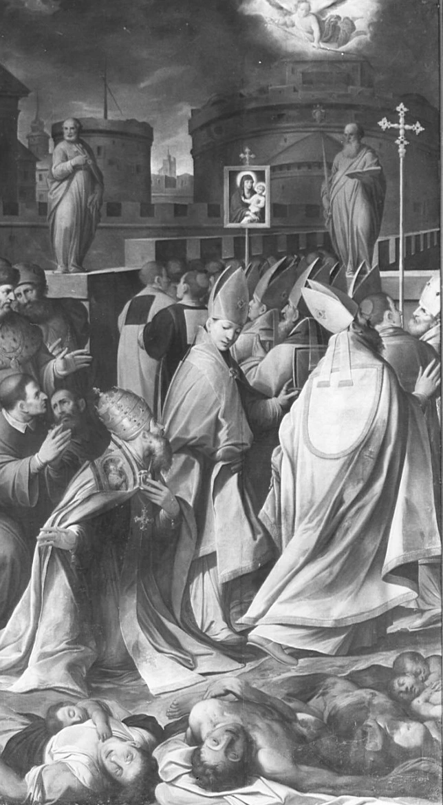 San Gragorio Magno istituisce le littanie - Milano